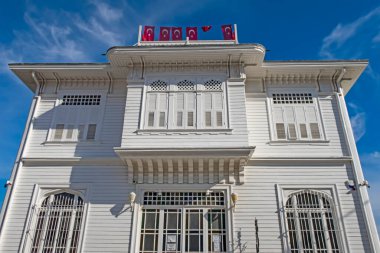 Mudanya, Bursa, Türkiye-13 Kasım 2021.Mudanya, Marmara Denizi kıyısında Asya kıtasındaki tarihi ve turistik bir şehir..