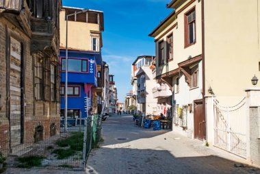 Mudanya, Bursa, Türkiye-13 Kasım 2021.Mudanya, Marmara Denizi kıyısında Asya kıtasındaki tarihi ve turistik bir şehir..