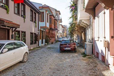 Mudanya, Bursa, Türkiye-13 Kasım 2021.Mudanya, Marmara Denizi kıyısında Asya kıtasındaki tarihi ve turistik bir şehir..