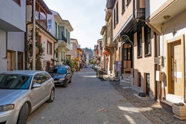 Mudanya, Bursa, Türkiye-13 Kasım 2021.Mudanya, Marmara Denizi kıyısında Asya kıtasındaki tarihi ve turistik bir şehir..