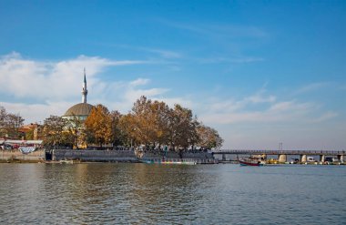 Golyazi, Bursa, Türkiye-13 Kasım 2021.Golyazi, doğal ve tarihi güzellikleri ile Türkiye 'nin Asya kıtasındaki Uluabat Gölü kıyılarında ve Bursa ilinde yer almaktadır.. 