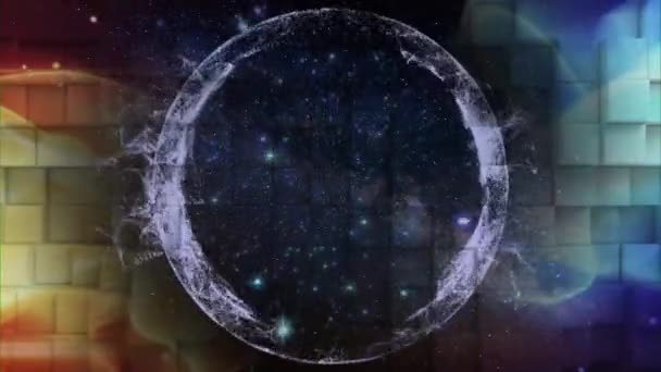 Пространство Бесконечная Вселенная Энергетическое Измерение — стоковое видео