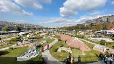 İstanbul, İstanbul 'da Hindi-Kasım 20.2021.Miniatürk, İstanbul' un Haliç ilçesinde yer alan bir minyatür parktır.