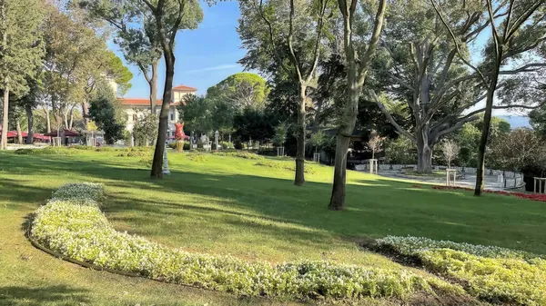 Istanbul Krocaní Semtember 2021 Chedivský Pavilon Háj Kopcích Istanbulského Bosporu — Stock fotografie