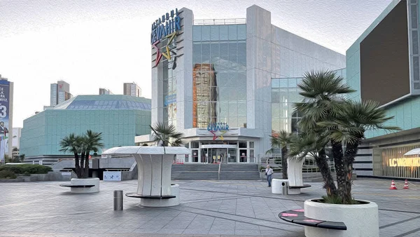 Mecidiyekoy Istanbul Turkey September 2021 Exterior View Cevahir Shopping Center — Stock Photo, Image