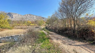 Harmankoy, Bilecik, Türkiye-30 Ekim 2021, Haramankaya, Bilecik ilinin İnhisar ilçesine bağlı bir köydür..