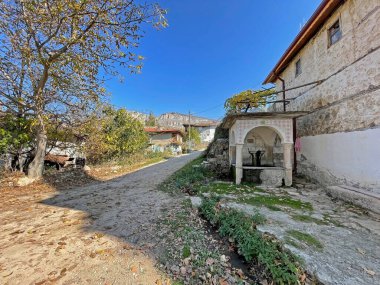 Harmankoy, Bilecik, Türkiye-30 Ekim 2021, Haramankaya, Bilecik ilinin İnhisar ilçesine bağlı bir köydür..