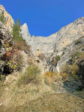 Harmankoy, Bilecik, Türkiye-30 Ekim 2021, Haramankaya, Bilecik ilinin İnhisar ilçesine bağlı bir köydür..