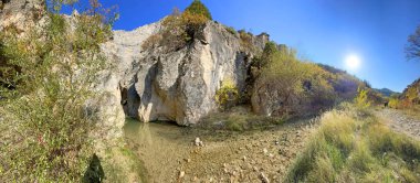 Harmankoy, Bilecik, Türkiye-30 Ekim 2021, Haramankaya, Bilecik ilinin İnhisar ilçesine bağlı bir köydür..