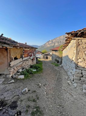 Harmankoy, Bilecik, Türkiye-30 Ekim 2021, Haramankaya, Bilecik ilinin İnhisar ilçesine bağlı bir köydür..