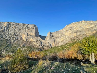 Harmankoy, Bilecik, Türkiye-30 Ekim 2021, Haramankaya, Bilecik ilinin İnhisar ilçesine bağlı bir köydür..