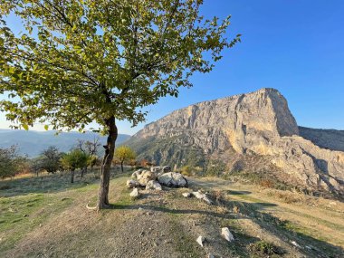 Harmankoy, Bilecik, Türkiye-30 Ekim 2021, Haramankaya, Bilecik ilinin İnhisar ilçesine bağlı bir köydür..