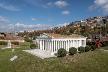 İstanbul, İstanbul 'da Hindi-Kasım 20.2021.Miniatürk, İstanbul' un Haliç ilçesinde yer alan bir minyatür parktır.