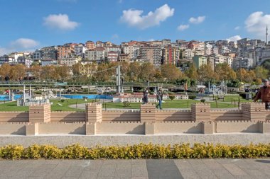 İstanbul, İstanbul 'da Hindi-Kasım 20.2021.Miniatürk, İstanbul' un Haliç ilçesinde yer alan bir minyatür parktır.
