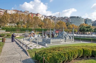 İstanbul, İstanbul 'da Hindi-Kasım 20.2021.Miniatürk, İstanbul' un Haliç ilçesinde yer alan bir minyatür parktır.