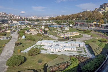 İstanbul, İstanbul 'da Hindi-Kasım 20.2021.Miniatürk, İstanbul' un Haliç ilçesinde yer alan bir minyatür parktır.