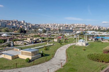 İstanbul, İstanbul 'da Hindi-Kasım 20.2021.Miniatürk, İstanbul' un Haliç ilçesinde yer alan bir minyatür parktır.