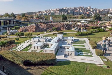 İstanbul, İstanbul 'da Hindi-Kasım 20.2021.Miniatürk, İstanbul' un Haliç ilçesinde yer alan bir minyatür parktır.
