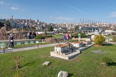 İstanbul, İstanbul 'da Hindi-Kasım 20.2021.Miniatürk, İstanbul' un Haliç ilçesinde yer alan bir minyatür parktır.