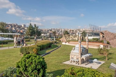 İstanbul, İstanbul 'da Hindi-Kasım 20.2021.Miniatürk, İstanbul' un Haliç ilçesinde yer alan bir minyatür parktır.