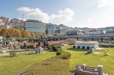 İstanbul, İstanbul 'da Hindi-Kasım 20.2021.Miniatürk, İstanbul' un Haliç ilçesinde yer alan bir minyatür parktır.