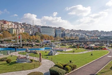 İstanbul, İstanbul 'da Hindi-Kasım 20.2021.Miniatürk, İstanbul' un Haliç ilçesinde yer alan bir minyatür parktır.