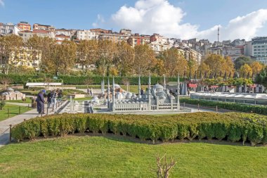İstanbul, İstanbul 'da Hindi-Kasım 20.2021.Miniatürk, İstanbul' un Haliç ilçesinde yer alan bir minyatür parktır.