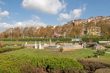 İstanbul, İstanbul 'da Hindi-Kasım 20.2021.Miniatürk, İstanbul' un Haliç ilçesinde yer alan bir minyatür parktır.
