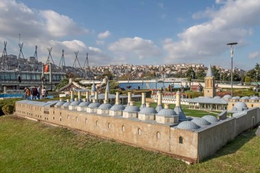 İstanbul, İstanbul 'da Hindi-Kasım 20.2021.Miniatürk, İstanbul' un Haliç ilçesinde yer alan bir minyatür parktır.