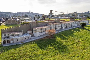 İstanbul, İstanbul 'da Hindi-Kasım 20.2021.Miniatürk, İstanbul' un Haliç ilçesinde yer alan bir minyatür parktır.