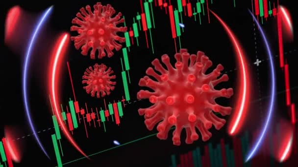 Coronavirus Disease Motion Effect — Stock Video