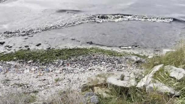 Estambul Turquía Noviembre 2021 Vista Mar Mármara Desde Parque Público — Vídeo de stock