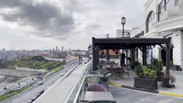 Истанбул Турция 2021 Внешний Вид Торгово Развлекательного Центра Исфанбул Современной — стоковое видео