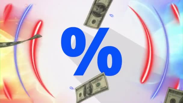 가격대 움직임 효과로 표시하는 퍼센트 — 비디오