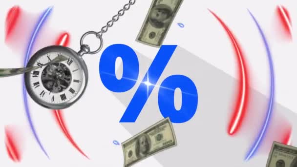 가격대 움직임 효과로 표시하는 퍼센트 — 비디오