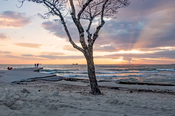 Istanbul Turquía Diciembre 2021 Vista Mar Puesta Del Sol Mármara — Foto de Stock