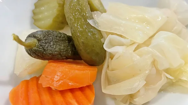 Traditional Turkish Table Taste Pickles Tursu — Stock Photo, Image