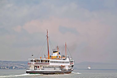 istanbul,Turkey-January 14,2022.The dream city between the continents of Europe and Asia, Istanbul. Cityscape and touristic sights of istanbul with cartoon effect. 