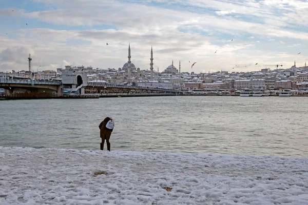 Istanbul Turkey January 2022 Istanbul Dream City Continents Europe Asia — Stock Photo, Image