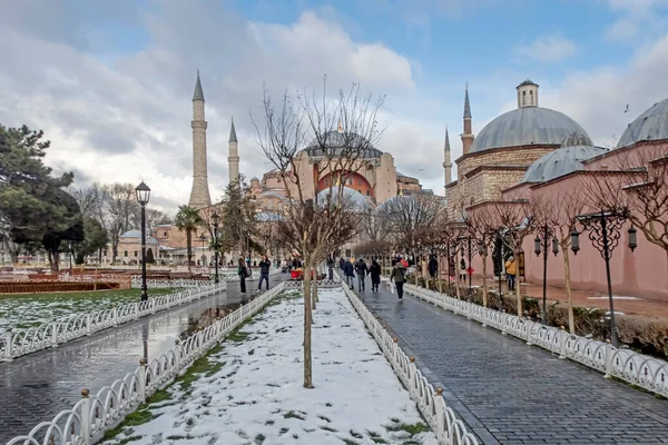 Istanbul Turkiet Januari 2022 Istanbul Drömstaden Mellan Kontinenterna Europa Och — Stockfoto