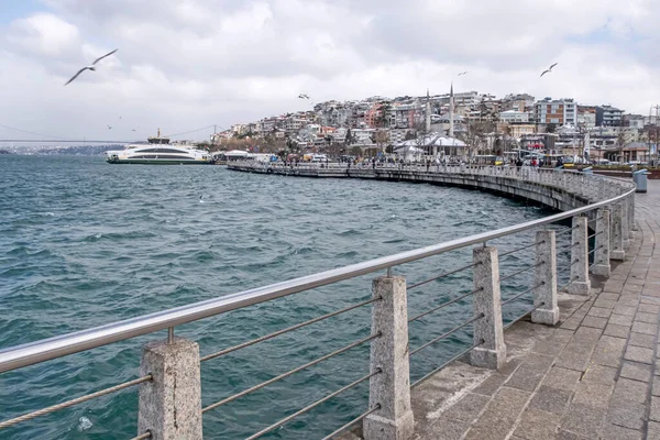 Istanbul Turecko Březen 2022 Pohled Město Uskudaru Historické Čtvrti Asijské — Stock fotografie