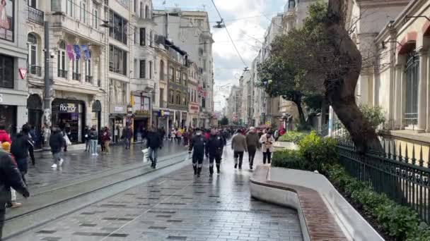 Istanbul Turquie Mars 2022 Vue Ville Hiver Depuis Ville Historique — Video