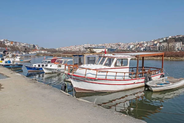 Halic Istanbul Turquia Março 2022 Vistas Costa Chifre Dourado Com — Fotografia de Stock