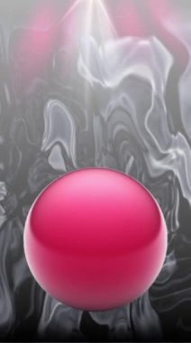 Dikey görüntü ve hareket arkaplanlı kırmızı top