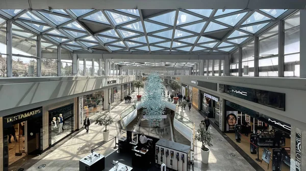 Істанбул Туреччина Квітня 2022 Interior View Aqua Florya Mall Istanbul — стокове фото