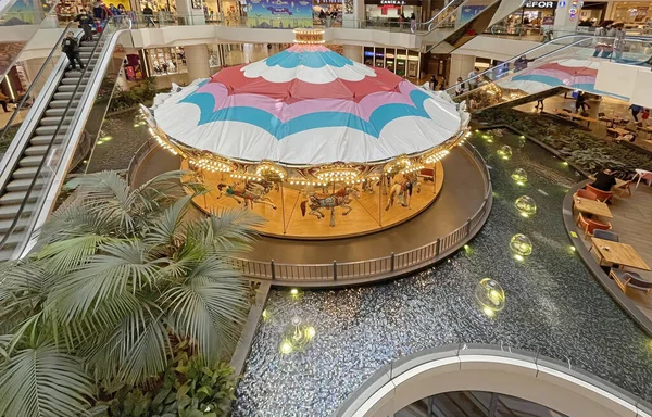 Istanbul Турция Апреля 2022 Interior View Carousel Mall Bakirkoy District — стоковое фото