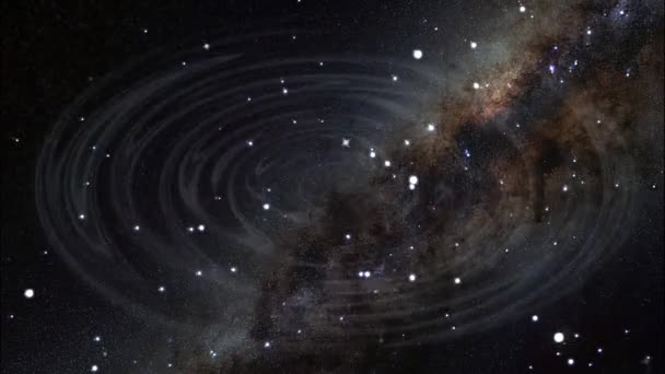 Простір Всесвіт Тематичні Анімовані Фони — стокове відео