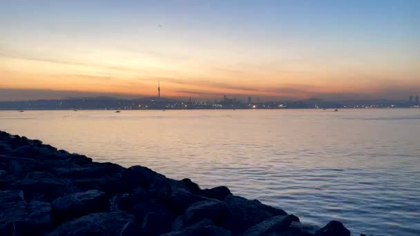 Istanbul Turquía Abril 2022 Ciudad Vieja Estambul Vista Boscosa Madrugada — Vídeos de Stock