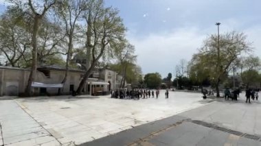 Eyup, istanbul, Türkiye 23.2022 İstanbul Avrupa kıtaları ile Asya arasındaki rüya şehir. Gezginler ve turistler için yapılan tarihi ve turistik binalarla Eyup Sultan ilçesi.