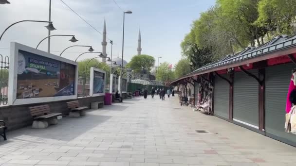 Eyup Istanbul Turkey April 2022 Стамбул Місто Мрій Між Континентами — стокове відео